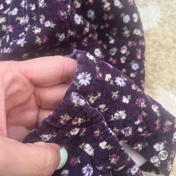 Vintage Baby Gap Floral Corduroy Romper - 18/24M - Picture 11 of 13